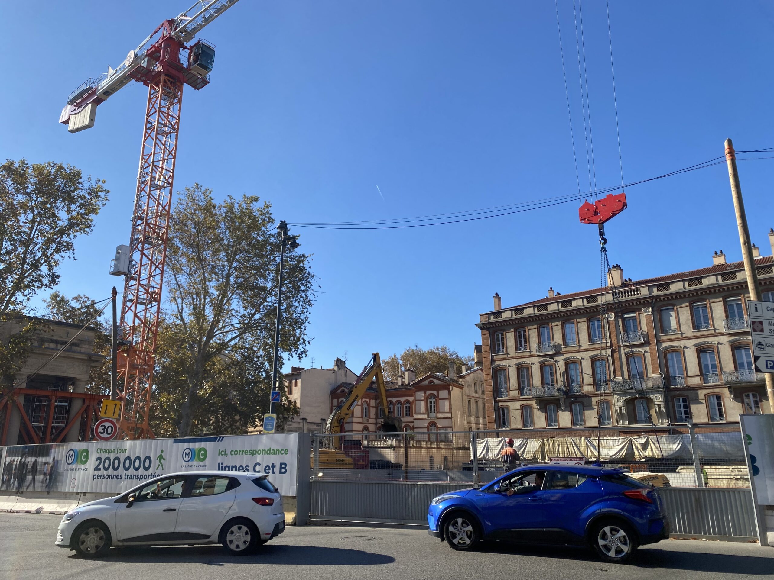 Rue François Verdier en plein travaux