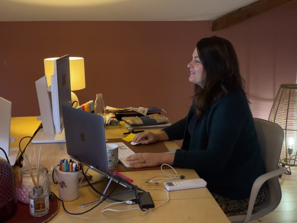 Marie-Laetitia Dumas, la créatrice de La Toulousaine, et Flexitime Office