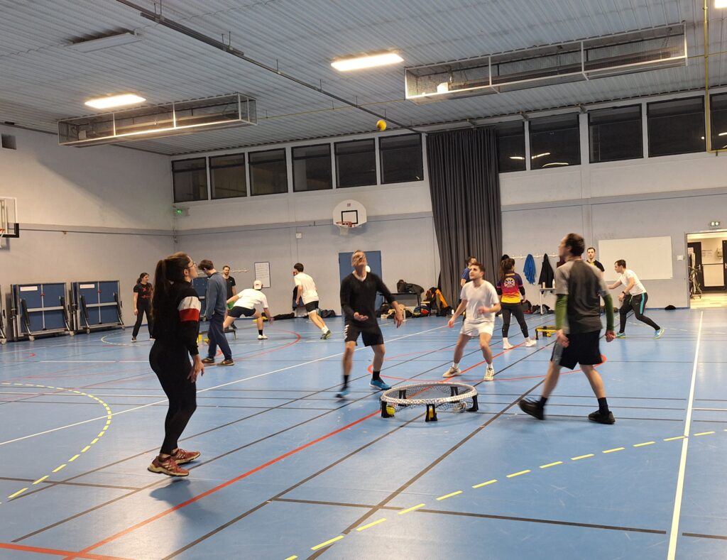 entrainement de roundnet à Labège.